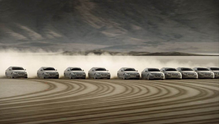Hyundai creates the world's largest tire track image