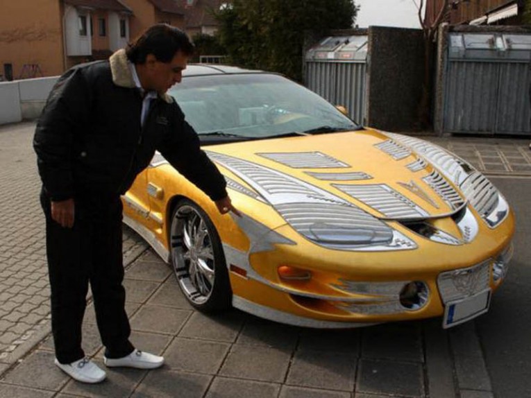 Gold Pontiac Trans Am