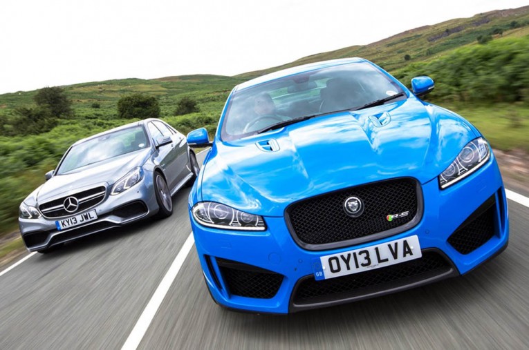 Jaguar XFR-S Sportbrake vs Mercedes E63 AMG S Estate