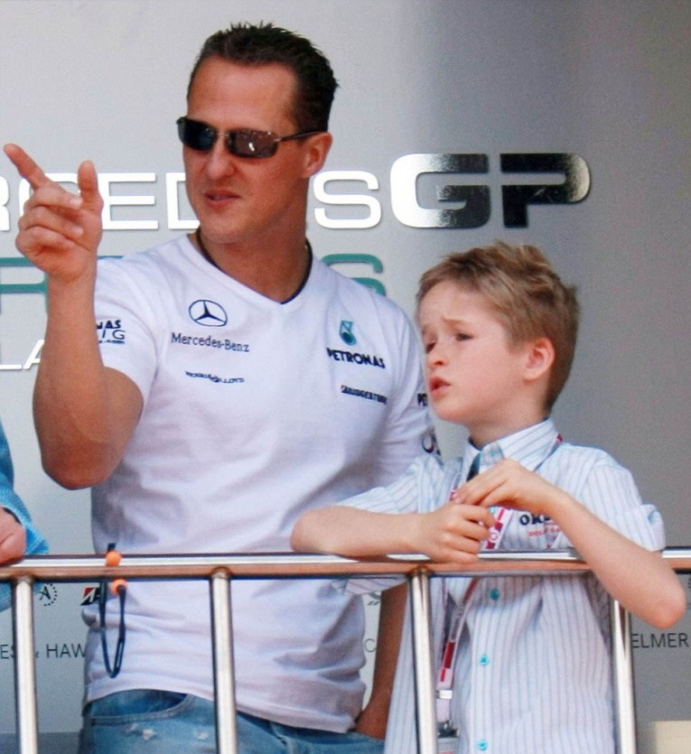 Michael Schumacher and Son