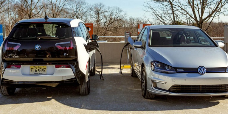 BMW i3 and Volkswagen e-Golf