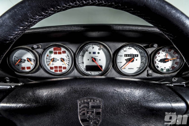 Five-dial dashboard