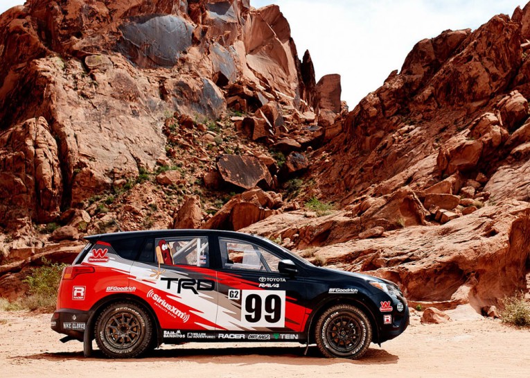 Toyota RAV4 rally car