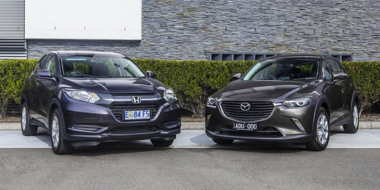 Honda HR-V vs. Mazda CX-3