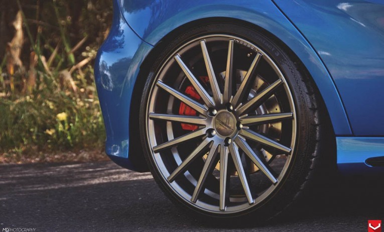 Mercedes A45 AMG with Vossen Wheels