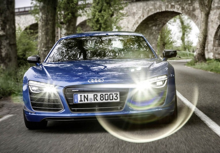 Audi R8 LMX laser headlights