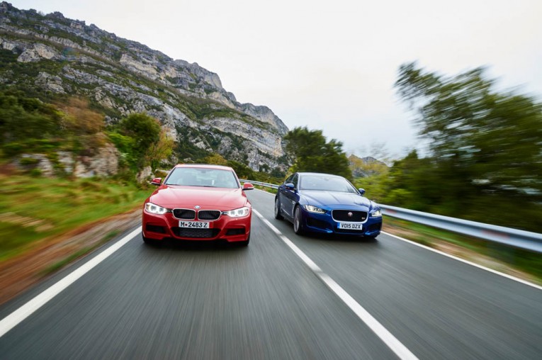 BMW 335i M Sport vs. jaguar XE S