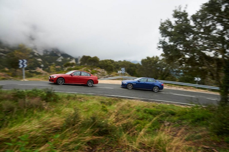 BMW 335i M Sport vs. jaguar XE S