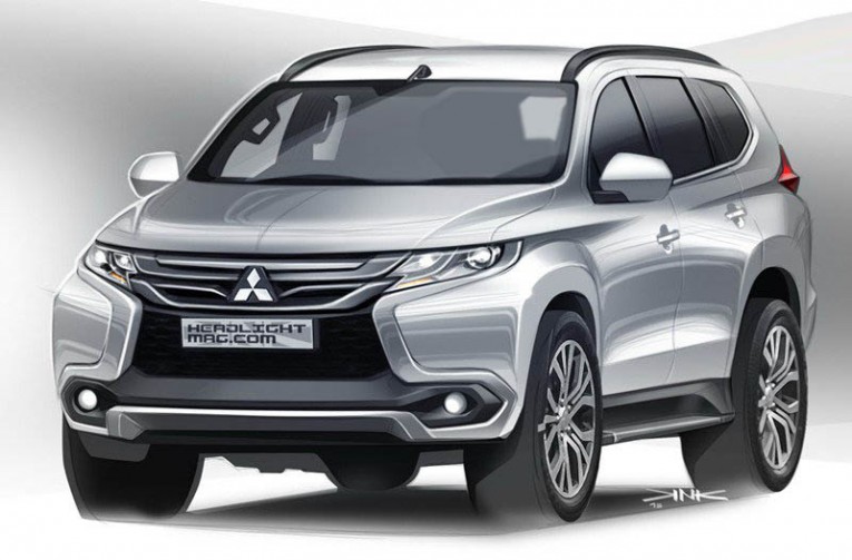 2016 Pajero Sport rendering