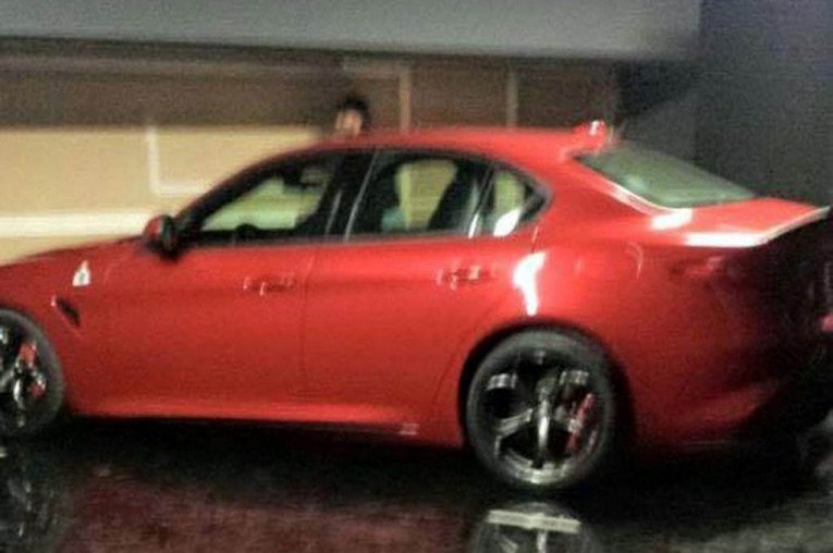 Alfa Romeo Giulia leaked photo