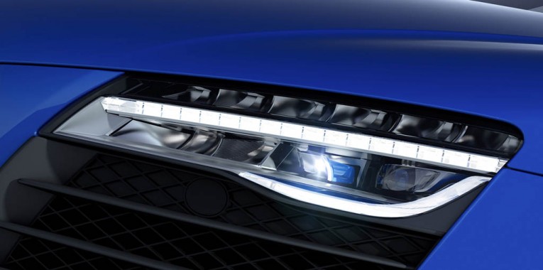 Audi R8 LMX laser headlights