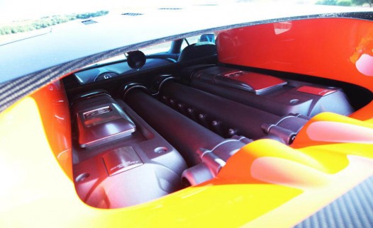 Bugatti Veyron 16.4 Super Sport quad-turbocharged 8.0-liter W-16 engine