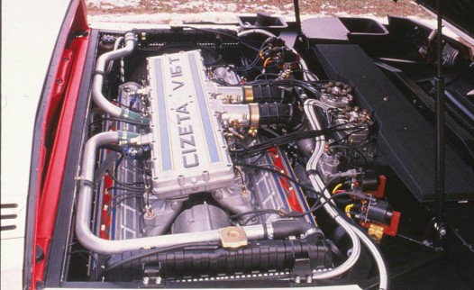 Cizeta Moroder V16T 6.0-liter V-16 engine 