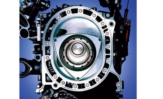 Mazda rotary engine cutaway 