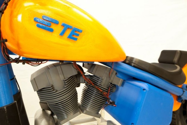 3D-printed motorcycle