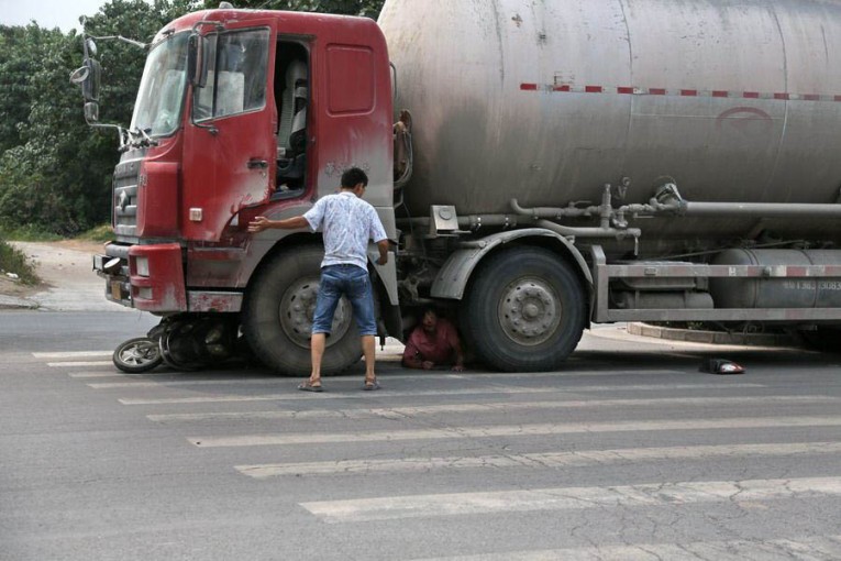 Motorcycle accident