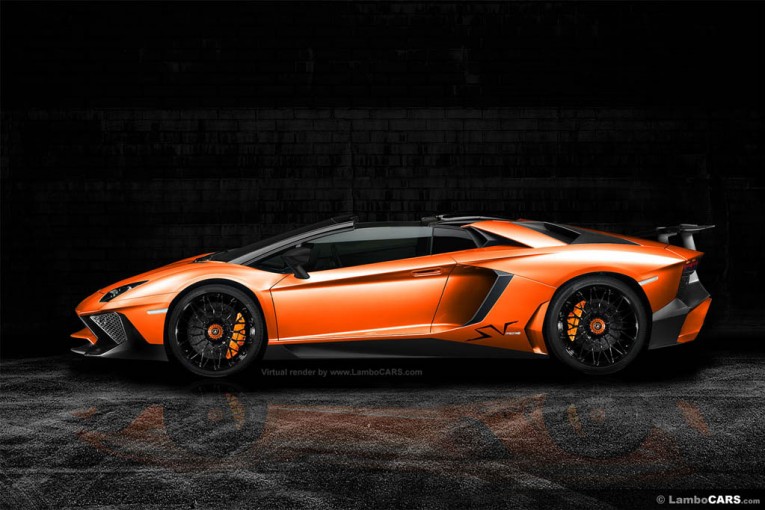 Aventador Superveloce Roadster Rendering