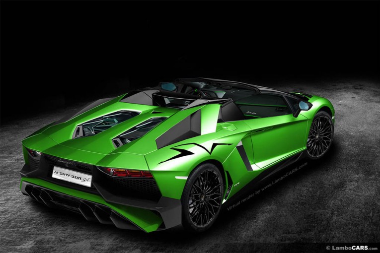 Aventador Superveloce Roadster Rendering