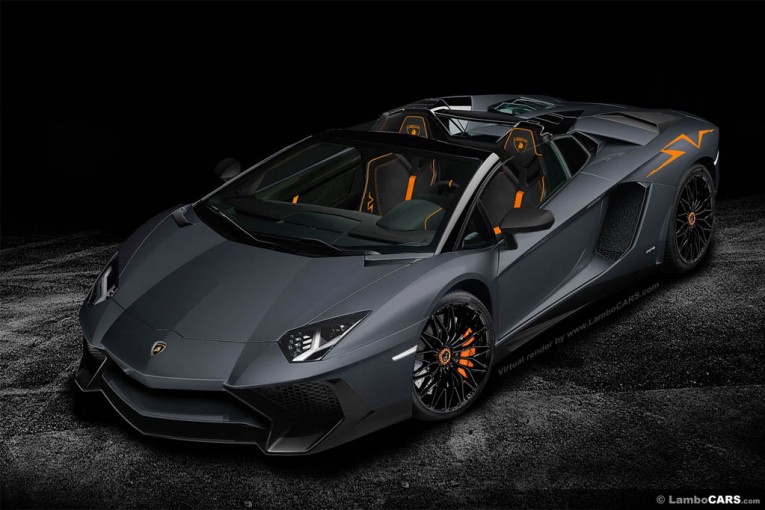 Aventador Superveloce Roadster Rendering