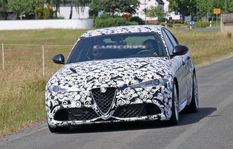 Alfa Romeo Giulia Spy