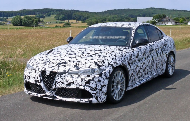 Alfa Romeo Giulia Spy