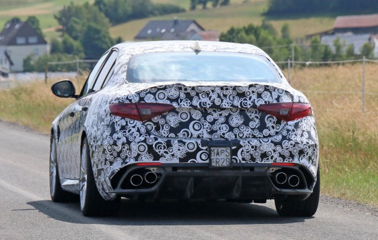 Alfa Romeo Giulia Spy