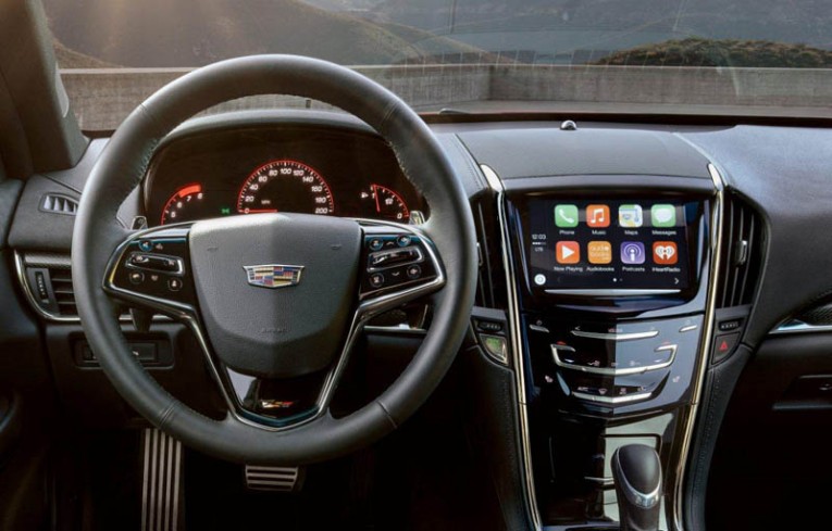 This summer Cadillac will begin deploying Apple CarPlay on the majority of its 2016 models. This is a key aspect of several enhancements in connectivity and control features to Cadillac CUE. The Android Auto system for Android phone users is expected to be added later in the model year, as well.