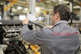 Inside the Porsche factory at Zuffenhausen