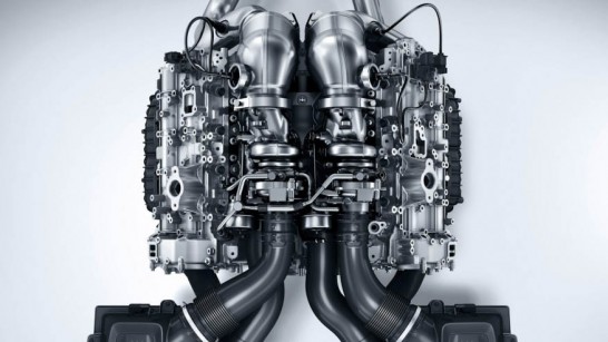 Mercedes-Benz Twin-Turbocharged 4.0-liter V-8