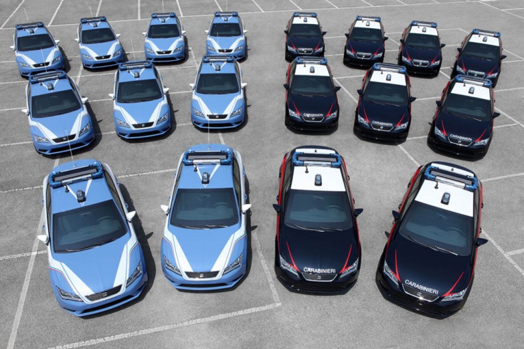Seat Leon Italian police