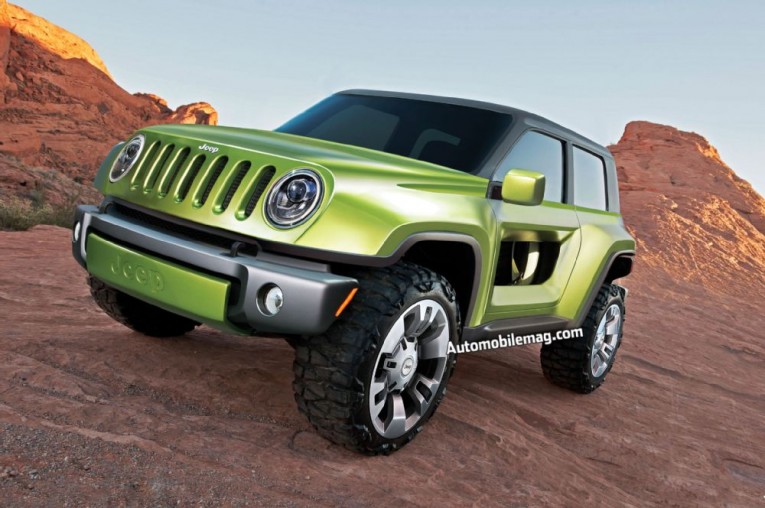 jeep wrangler Rendering