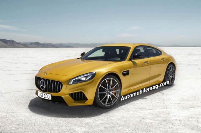 Mercedes-AMG GT4 Rendering