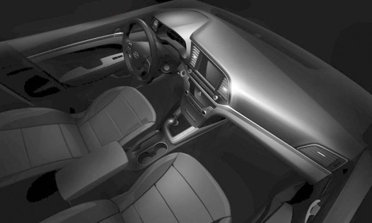 2017-Hyundai-Elantra-interior-spotted-undisguised-in-plant