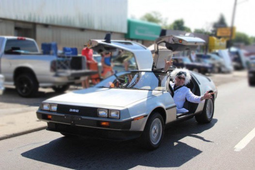 DeLorean With its Own Doc