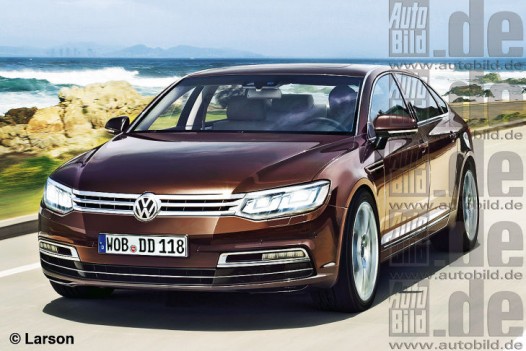 VW Phaeton Rendering