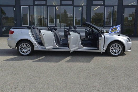 A3 Cabriolet with six doors and eight seats