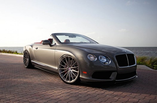 Bentley Continental GTC V8 S on HRE P103 wheels