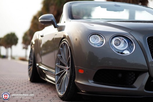 Bentley Continental GTC V8 S on HRE P103 wheels