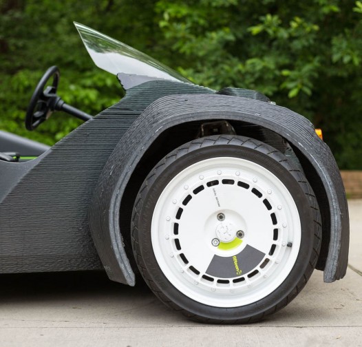 local motors strati 3d printed car