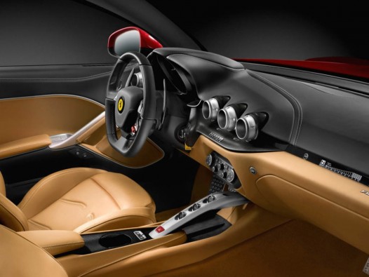 Ferrari F12 carbonfibre cup holder