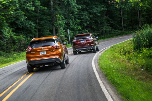 Nissan Murano vs. Ford Edge Comparison