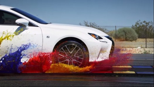 SLOW MOTION: LEXUS RC 350 F SPORT WITH ALL-WEATHER DRIVE
