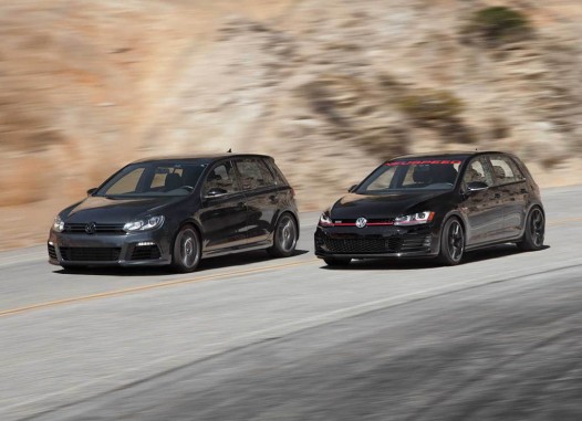 VW Golf Mk7 GTI vs CPO Mk6 R