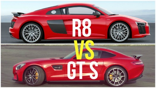 2016 Audi R8 vs 2016 Mercedes AMG GT S