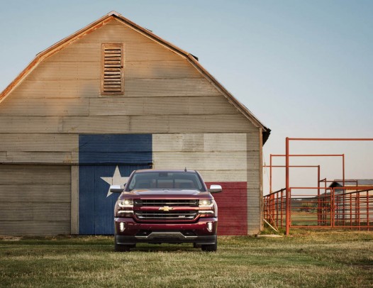 2016 Chevrolet Silverado 1500 LTZ Z71 with Texas graphic