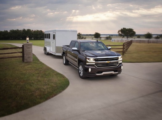 2016 Chevrolet Silverado 1500 High Country with trailer