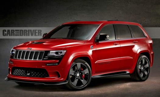 2017 Jeep Grand Cherokee Trackhawk artists rendering