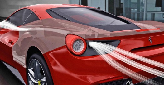 Ferrari 488GTB Aerodynamic