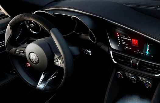 Giulia Quadrifoglio Interior