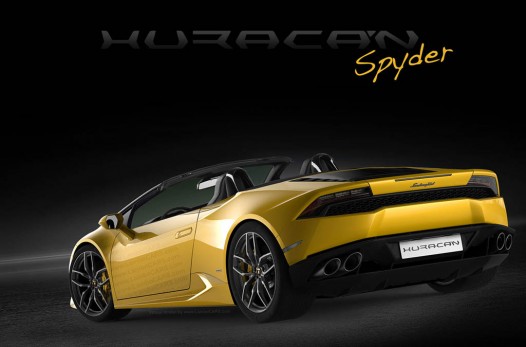 Lamborghini Huracán LP610-4 Spyder Rendering